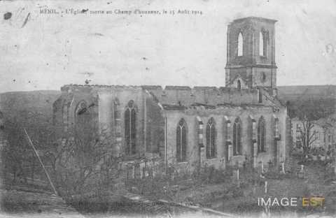 Eglise en ruines (Ménil-sur-Belette)