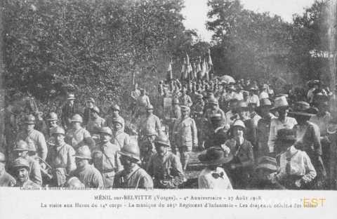 Cérémonie commémorative (Ménil-sur-Belette)