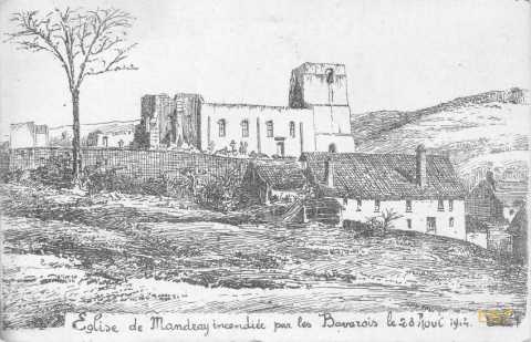 Eglise en ruines (Mandray)