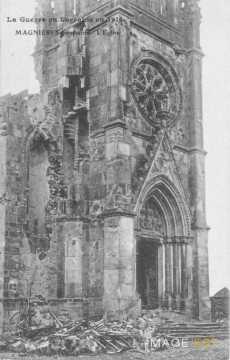 Eglise bombardée  (Magnières)