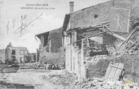 Hériménil en ruines (Meurthe-et-Moselle)