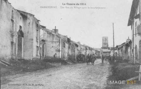 Haraucourt en ruines (Meurthe-et-Moselle)