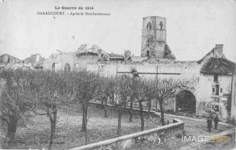 Haraucourt en ruines (Meurthe-et-Moselle)