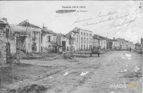 Haraucourt en ruines (Meurthe-et-Moselle)