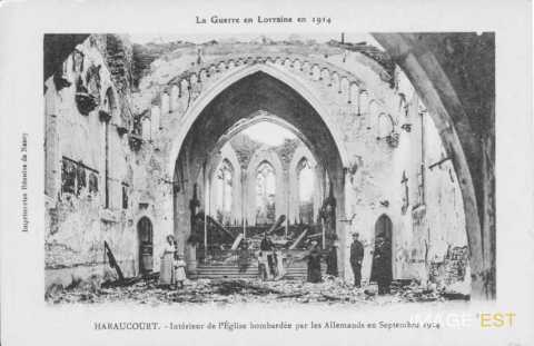 Eglise en ruines (Haraucourt)