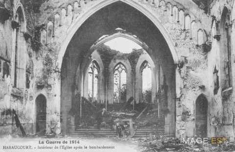 Eglise en ruines (Haraucourt)