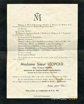 Madame Victoire Perrin (1876-1944)