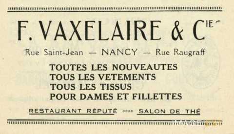 F. Vaxelaire & Cie (Nancy)