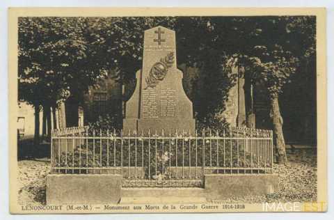 Monument aux morts (Lenoncourt)