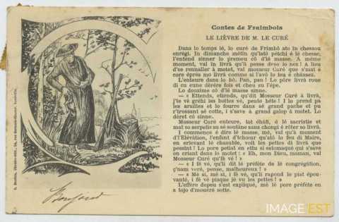 Contes de Fraimbois. Le Lièvre de M. le Curé
