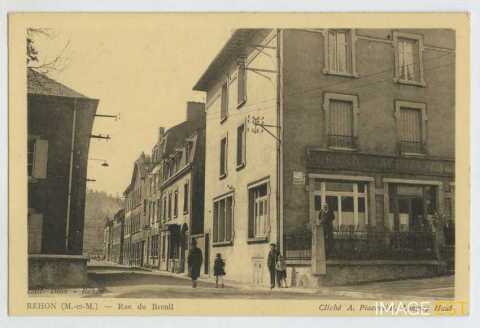 La rue du Breuil (Réhon)