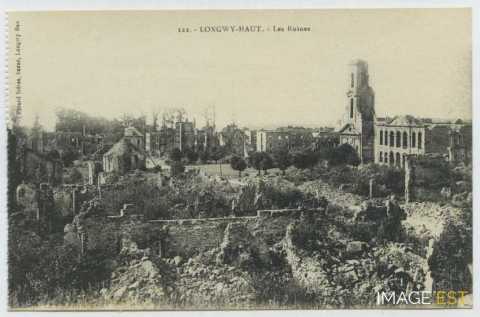 Place d'Armes en ruines (Longwy)