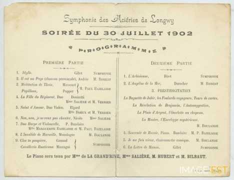 Symphonie des Aciéries de Longwy (1902)