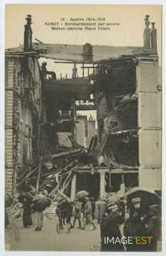 Bombardement d'une maison (Nancy)