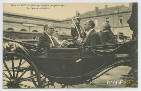 Visite des Ministres Lorrains (Nancy)