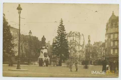 Destructions des Magasins Réunis en 1916 (Nancy)