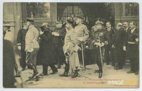 Visite de S. A. I. le Grand Duc Nicolas de Russie (Nancy)