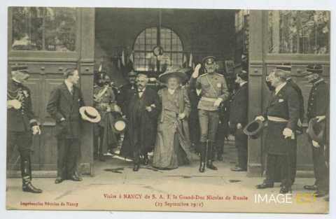 Visite de S. A. I. le Grand Duc Nicolas de Russie (Nancy)