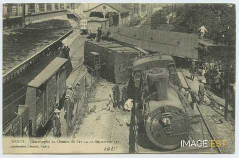 Déraillement d'un train (Maxéville)