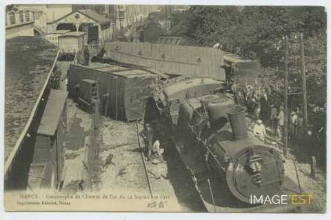 Déraillement d'un train (Maxéville)