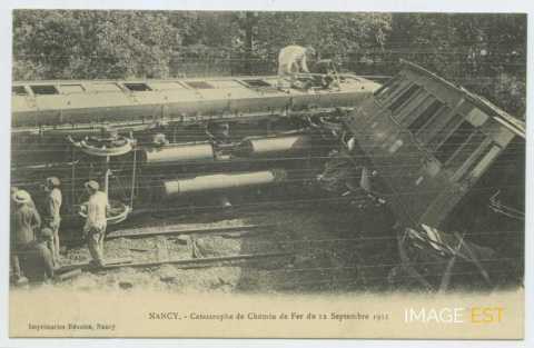 Déraillement d'un train (Maxéville)