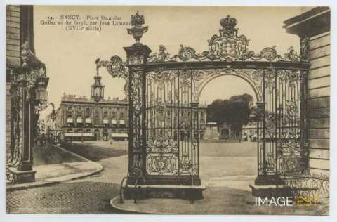 Grilles en fer forgé (Nancy)