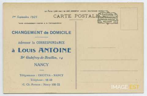 Carte publicitaire (Nancy)
