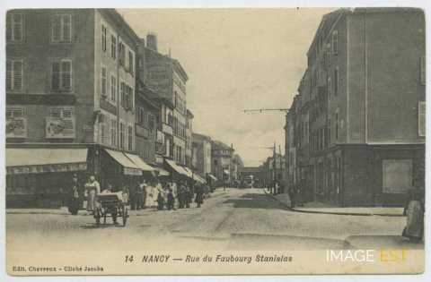 Rue du faubourg Stanislas (Nancy)