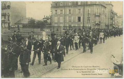 Obsèques du capitaine Marchal (Nancy)