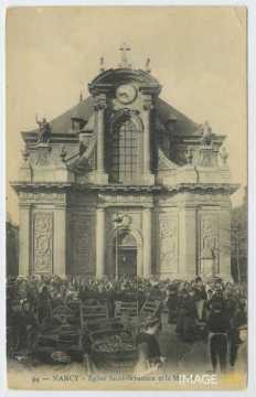 Marché et église Saint-Sébastien (Nancy)