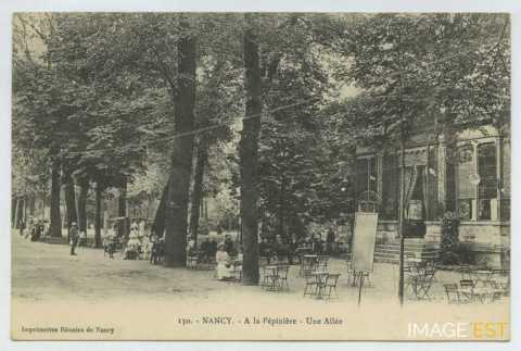 Une allée de la Pépinière (Nancy)