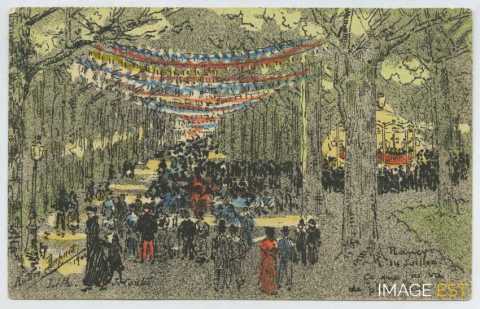 La Fête du 14 juillet à la Pépinière (Nancy)