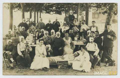Repas de soldats blessés (Nancy)