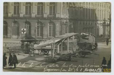Avion allemand détruit (Nancy)