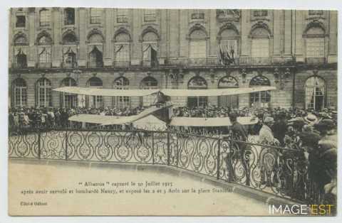 Avion allemand capturé (Nancy)