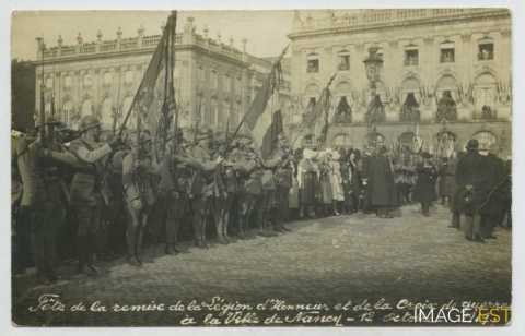 Remise de la Légion d'honneur le 12 octobre 1919 (Nancy)