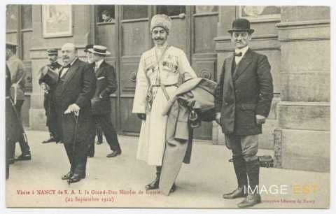 Souvenir de la visite du grand-duc Nicolas de Russie (Nancy)