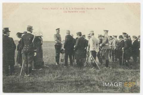 Souvenir de la visite du grand-duc Nicolas de Russie (Nancy)