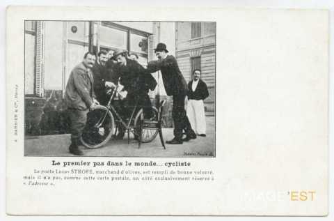 Le premier pas dans le monde? cycliste