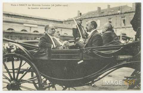 Visite des ministres lorrains (Nancy)