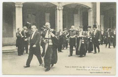 Visite des ministres lorrains (Nancy)