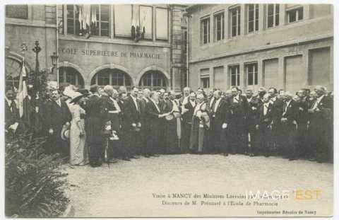 Visite des ministres lorrains (Nancy)