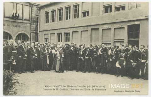 Visite des ministres lorrains (Nancy)