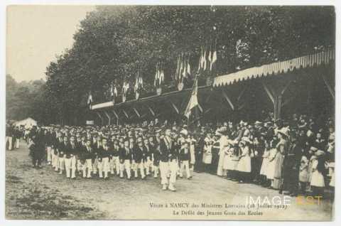 Visite des ministres lorrains (Nancy)