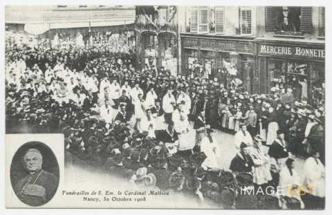 Obsèques du cardinal Mathieu (Nancy)