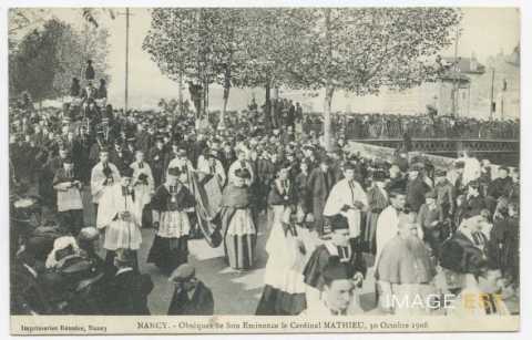 Obsèques du cardinal Mathieu (Nancy)