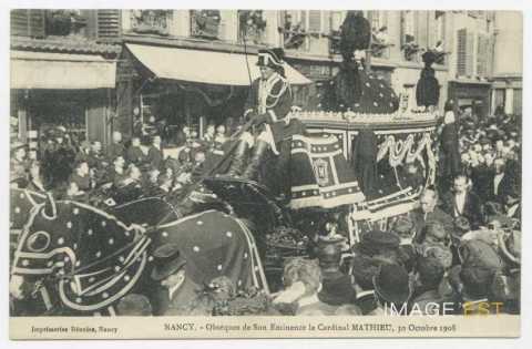 Obsèques du cardinal Mathieu (Nancy)