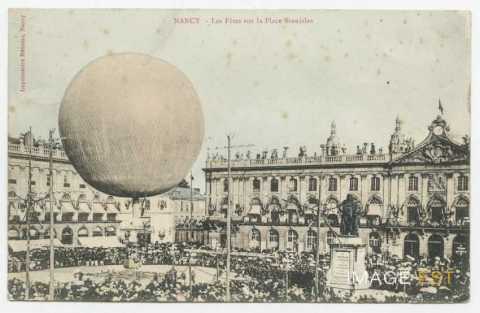Ascension d'un ballon (Nancy)
