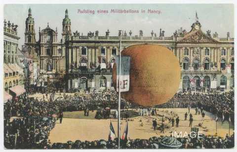 Ascension d'un ballon (Nancy)