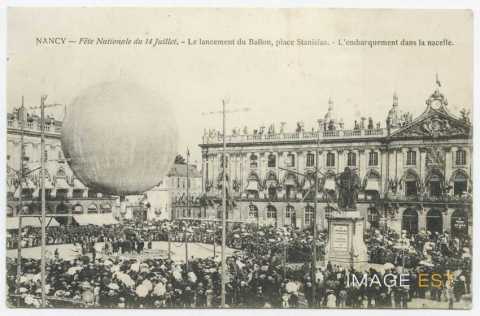 Ascension d'un ballon (Nancy)